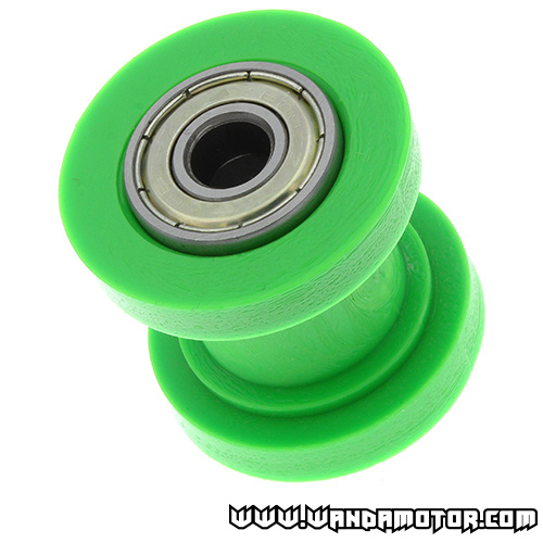 Chain roller 36/23, 10mm axle green